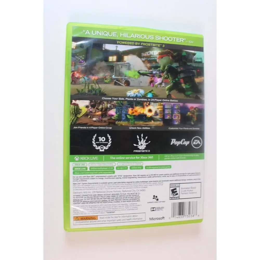 Plants vs. Zombies: Garden Warfare (Microsoft Xbox One, 2014) Tested, Authentic
